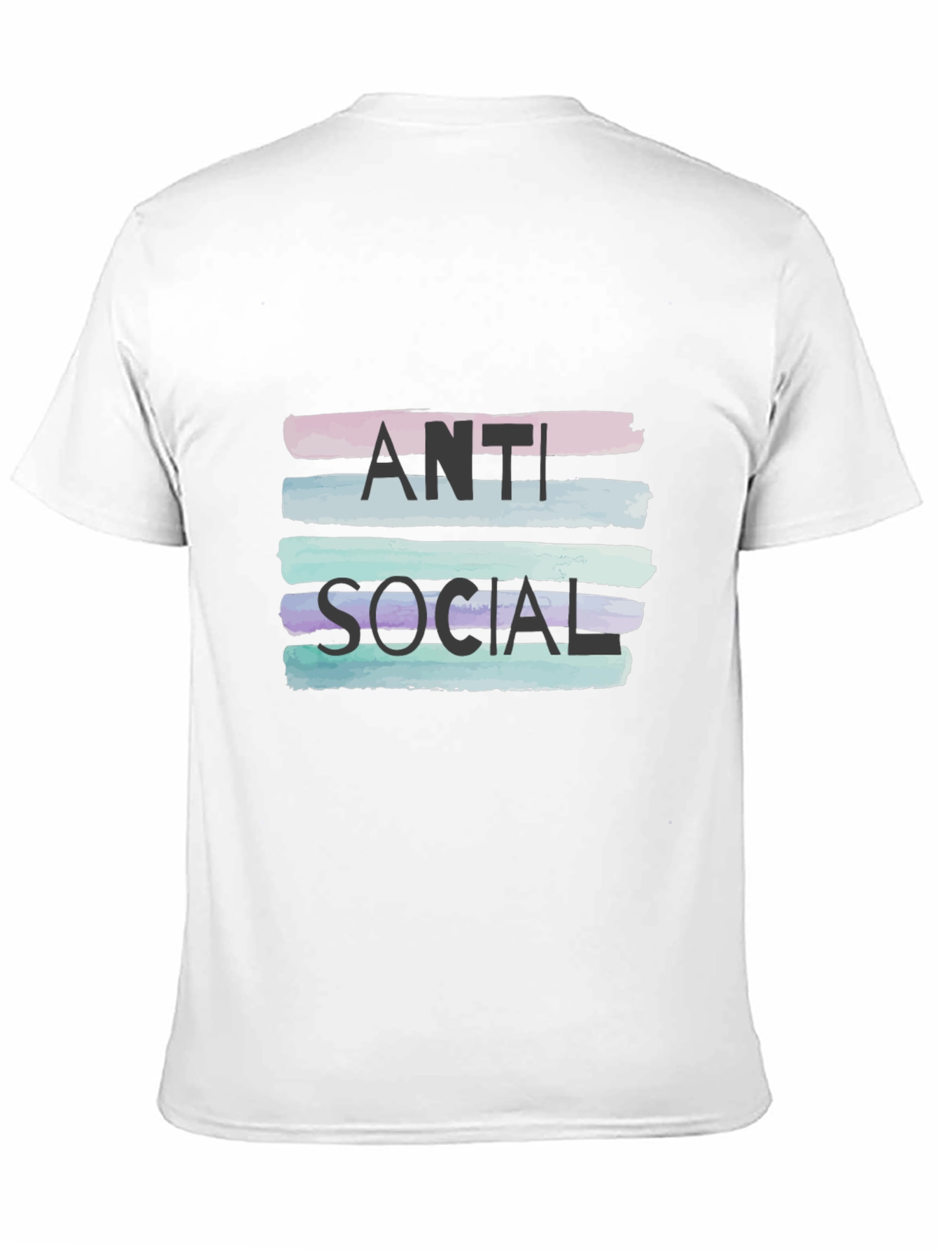 Anti Social Graphic Tee - Stylish Statement Shirt
