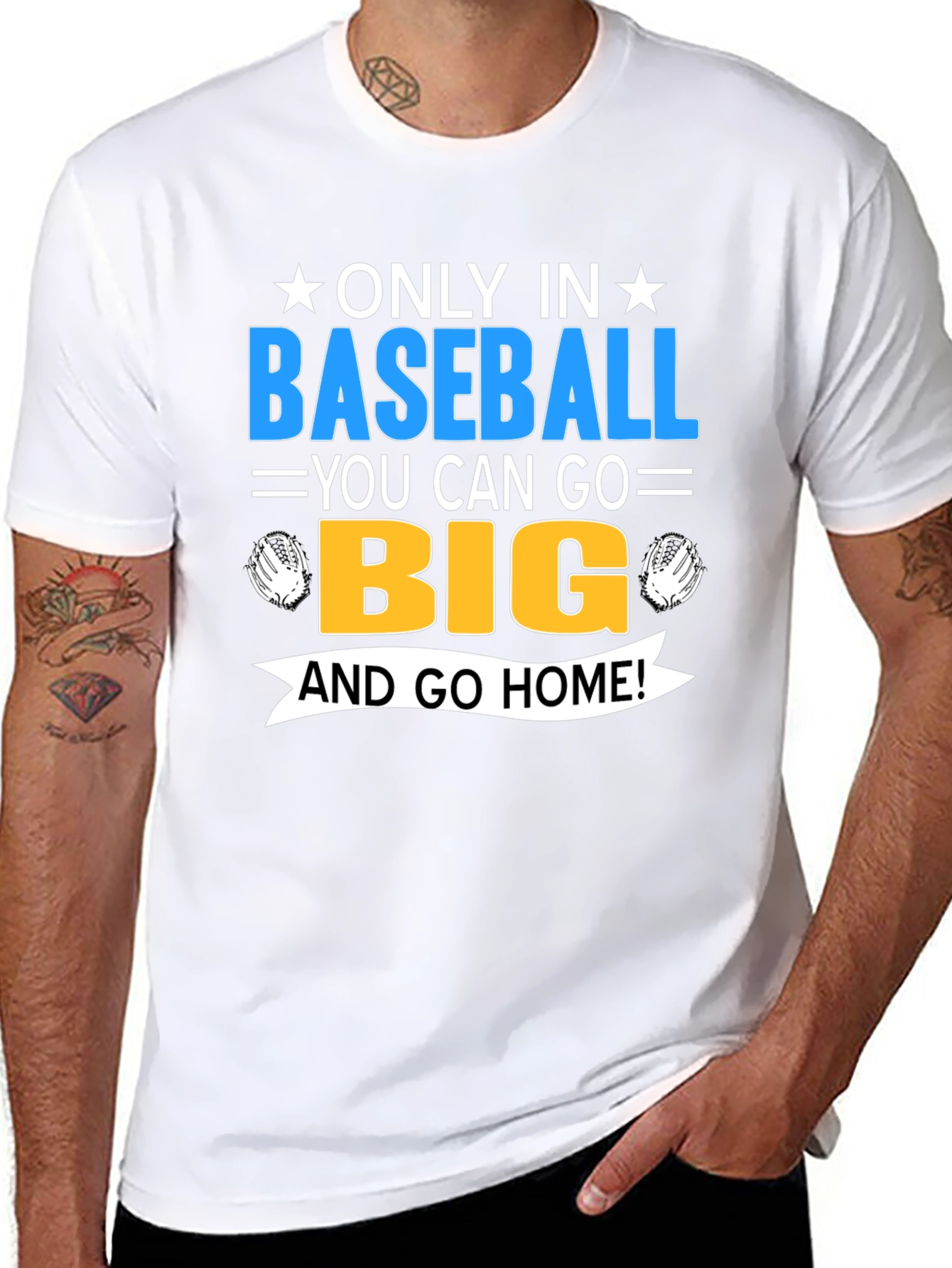 Baseball Fan T-Shirt - Only In Baseball Go Big