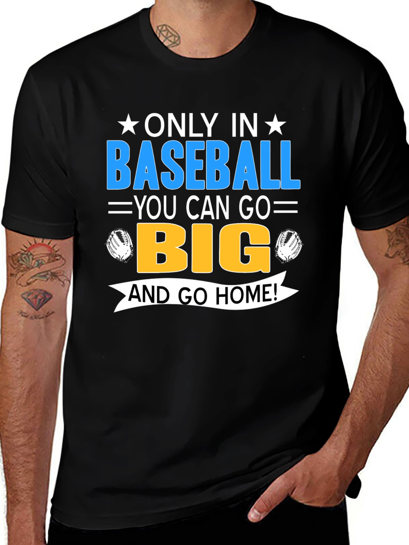 Baseball Fan T-Shirt - Only In Baseball Go Big