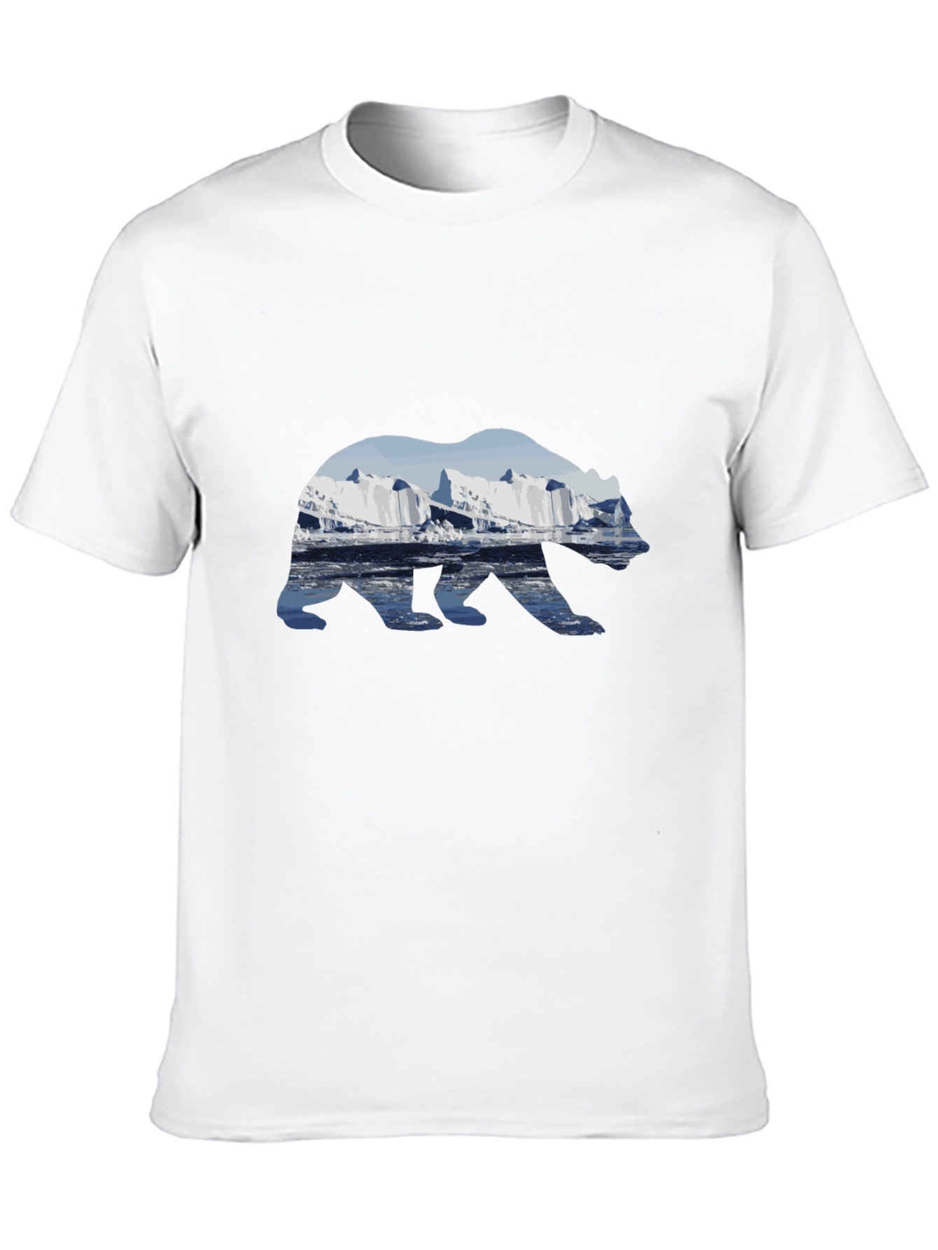 Arctic Bear Graphic T-Shirt - Black