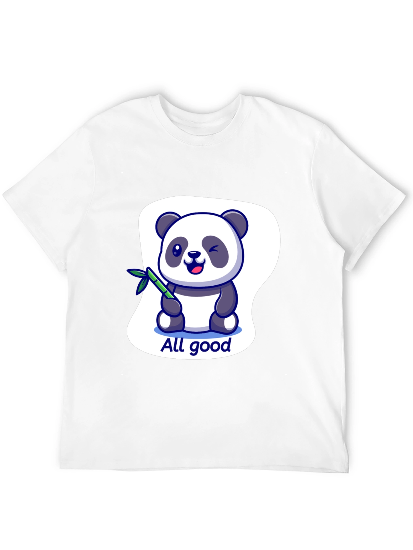 All Good Panda Graphic T-Shirt