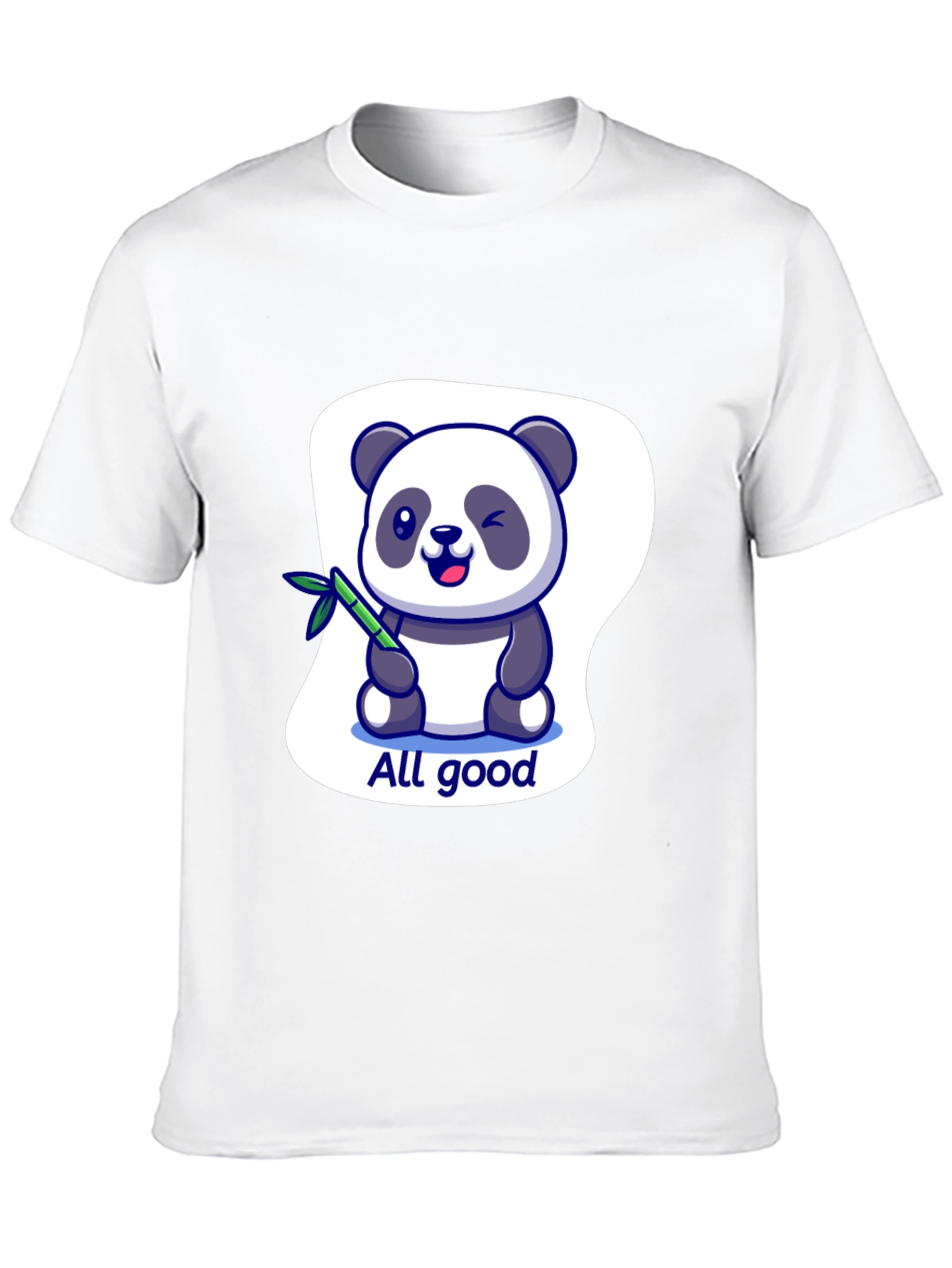 All Good Panda Graphic T-Shirt