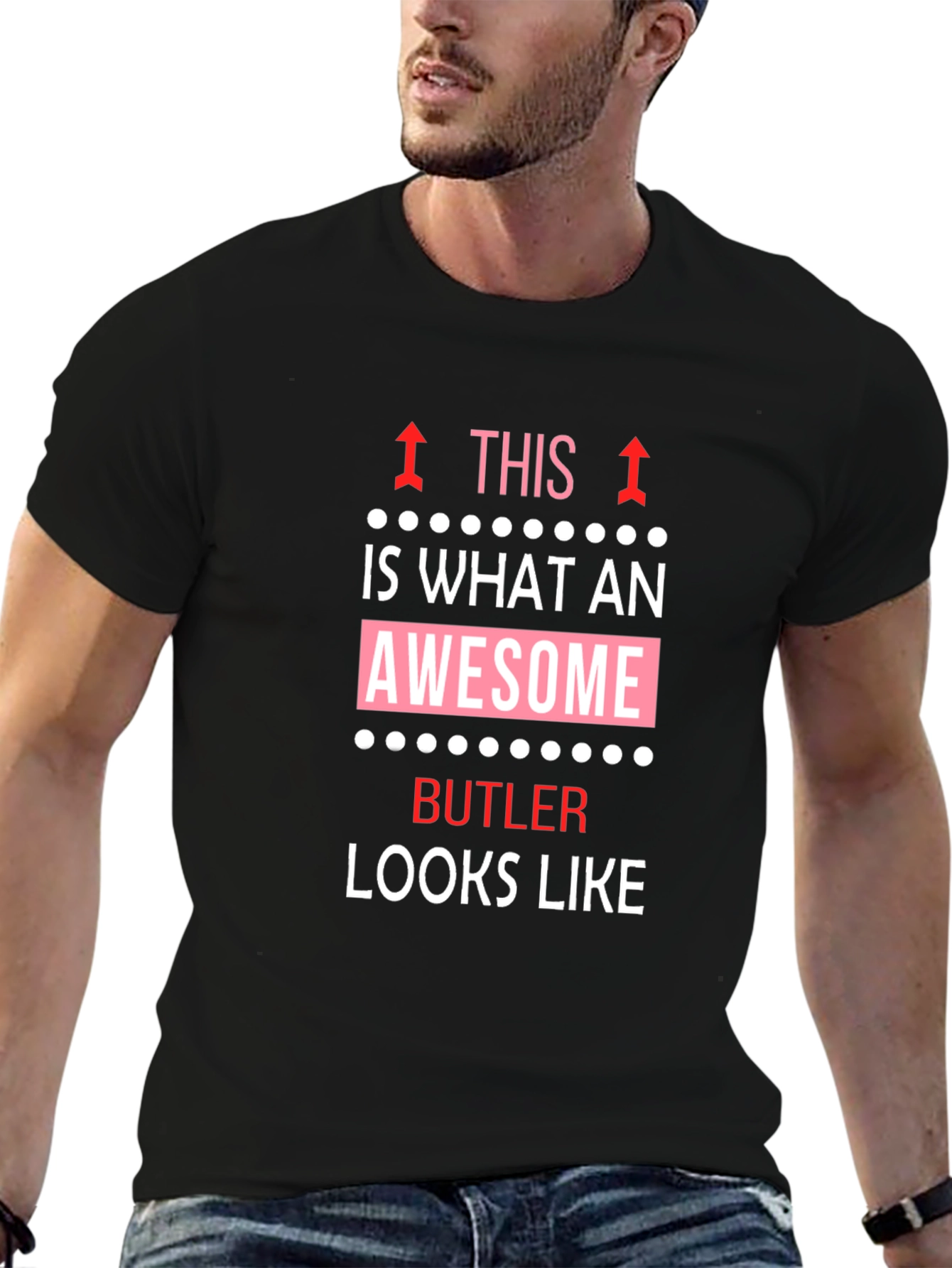 Awesome Butler T-Shirt - Black