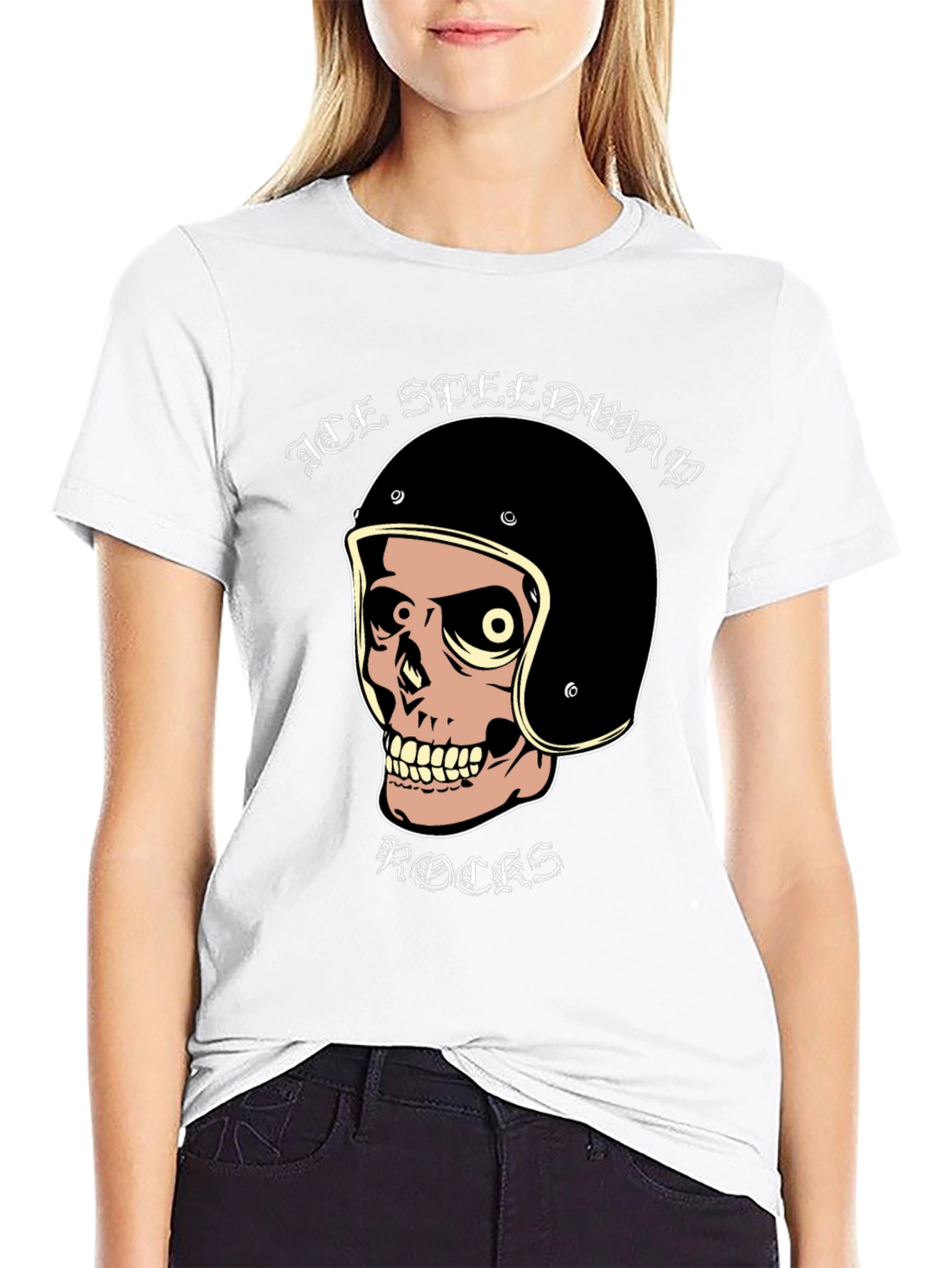Ace Speedway Skull Graphic Tee