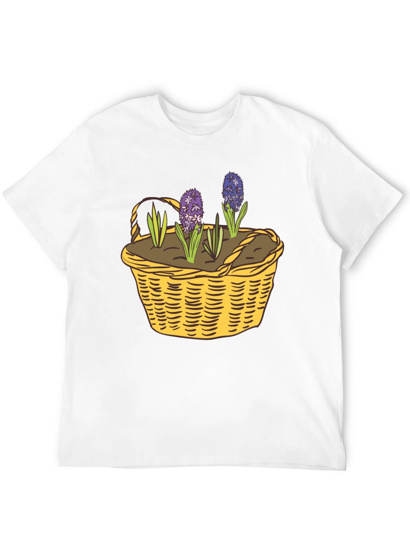 Basket of Flowers Graphic T-Shirt