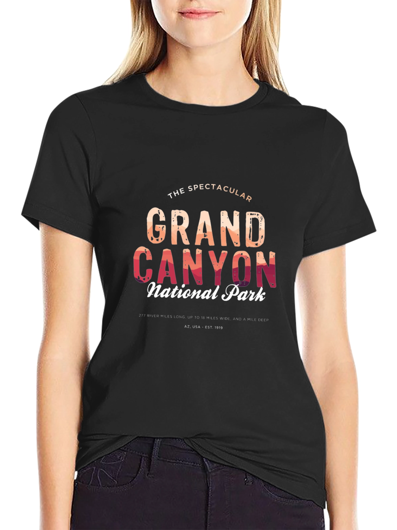 Grand Canyon National Park Black T-Shirt