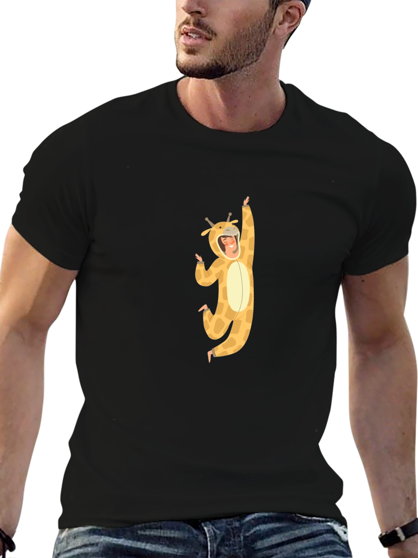 Giraffe Costume Graphic Tee