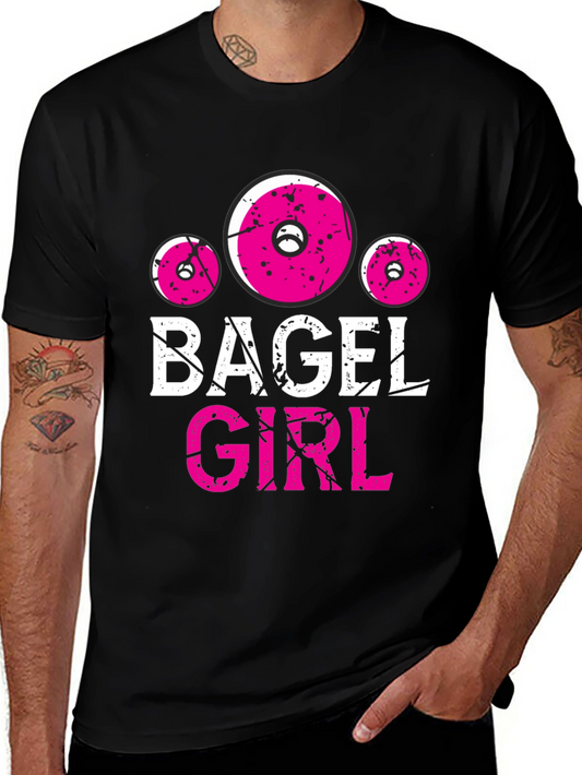 Bagel Girl Graphic Tee - Black