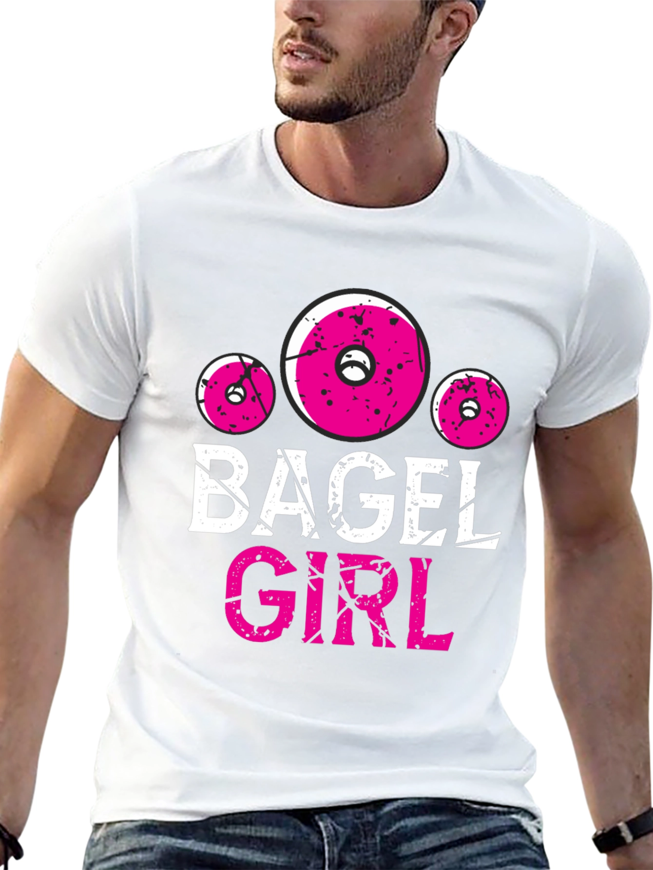 Bagel Girl Graphic Tee - Black