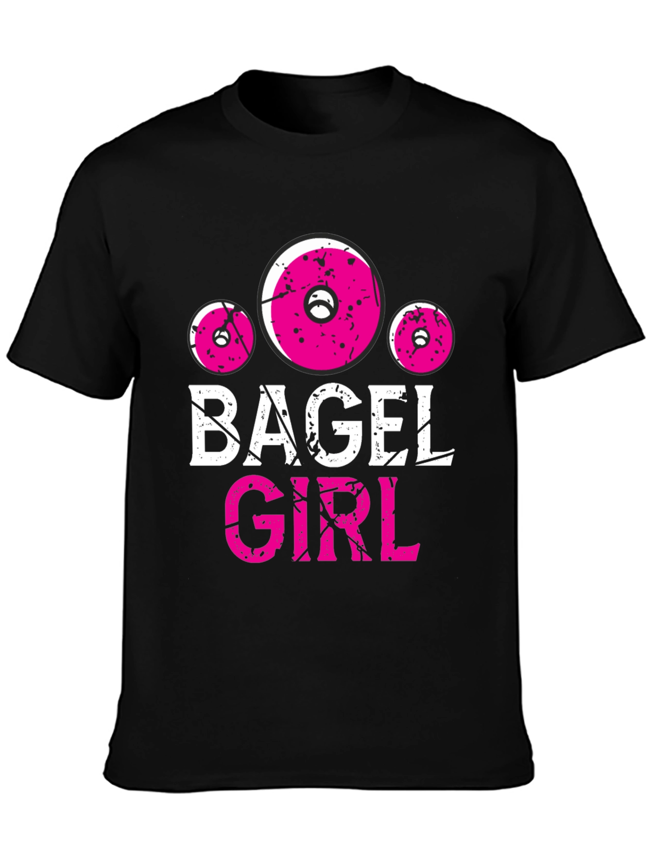 Bagel Girl Graphic Tee - Black