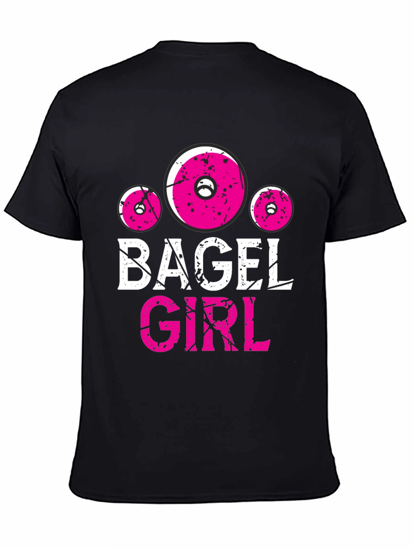 Bagel Girl Graphic Tee - Black