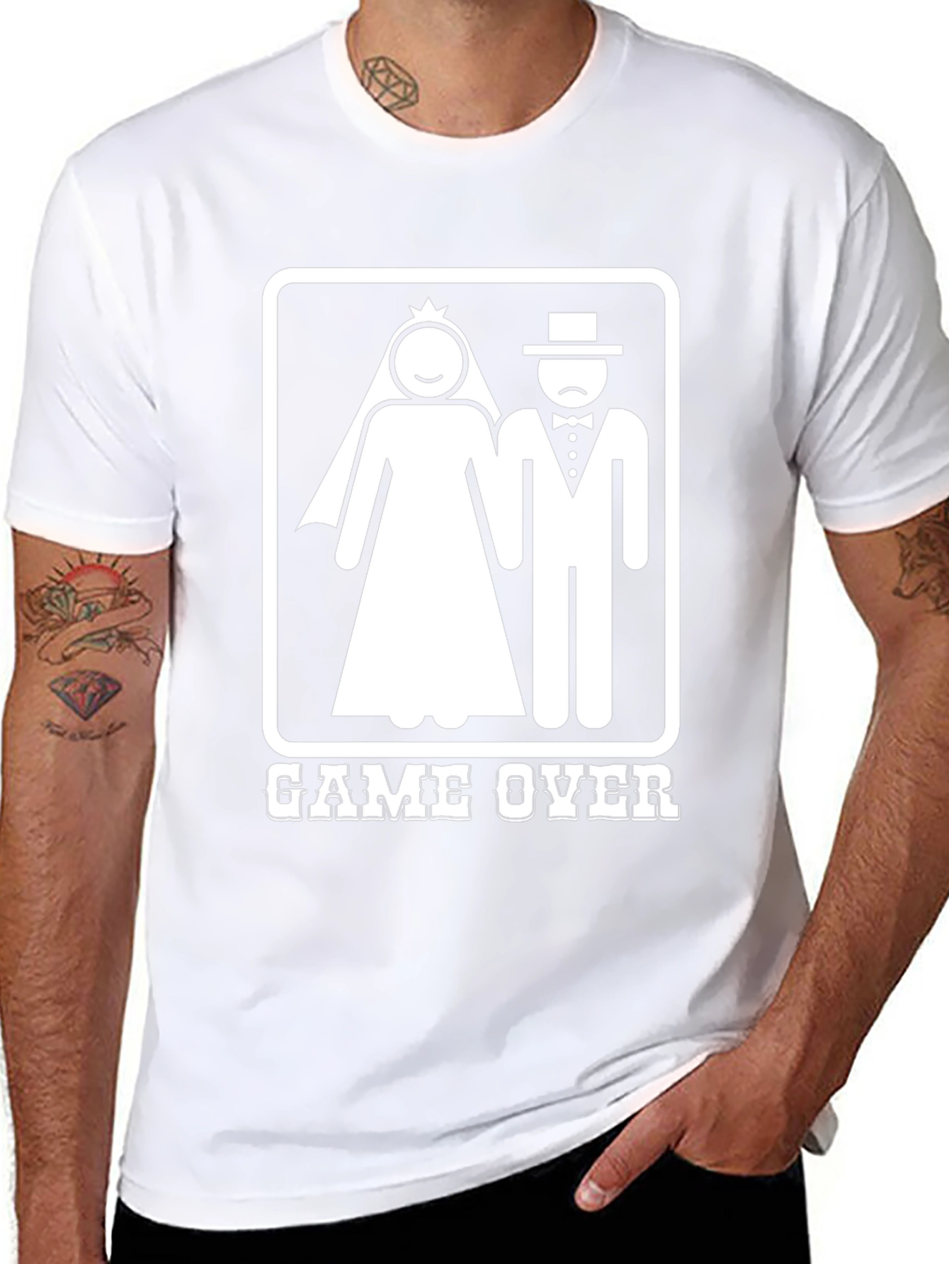 Game Over Wedding T-Shirt - Bachelor Farewell