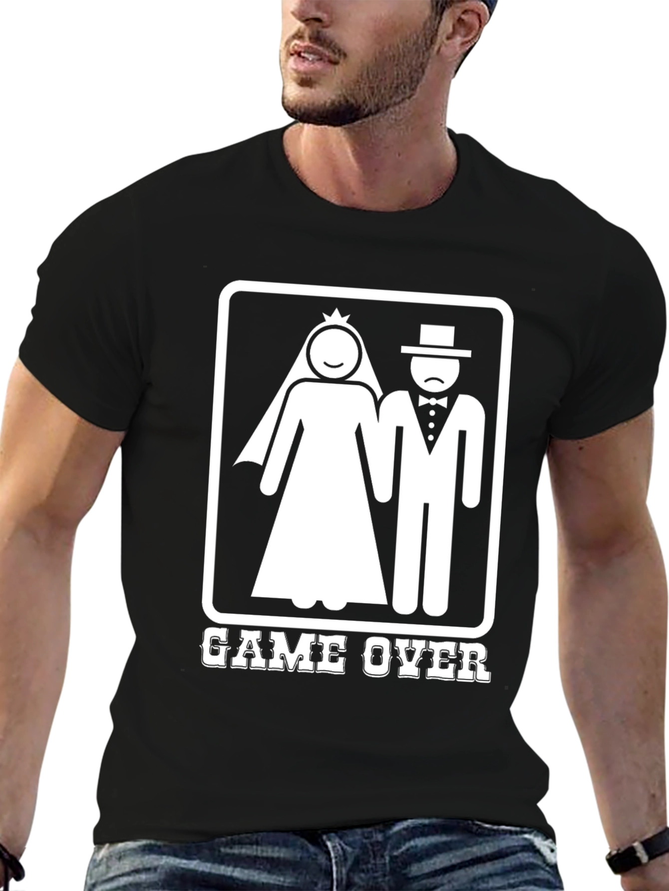 Game Over Wedding T-Shirt - Bachelor Farewell