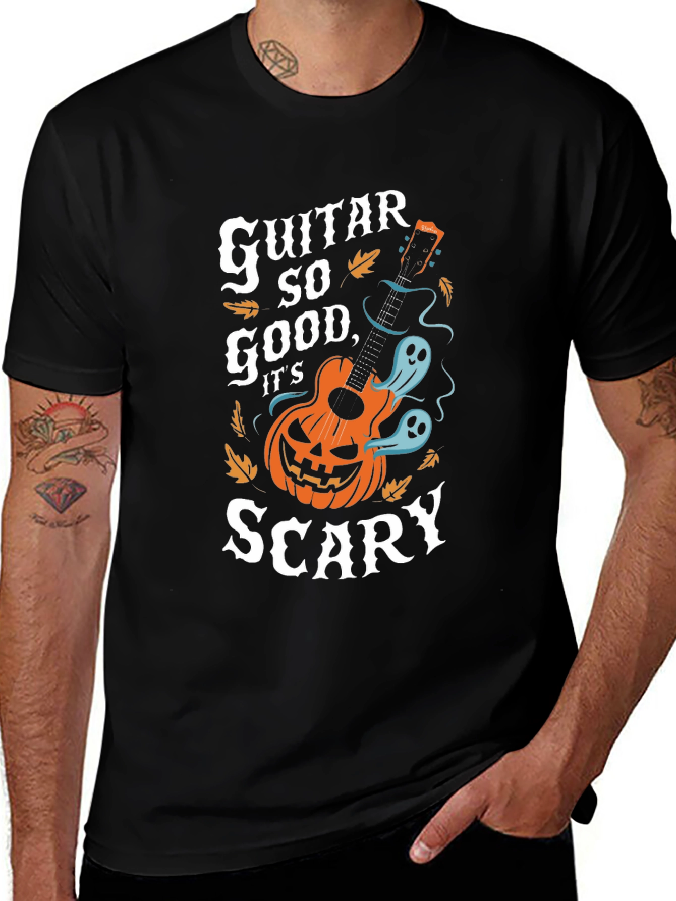 Guitar So Good Its Scary Halloween T-Shirt