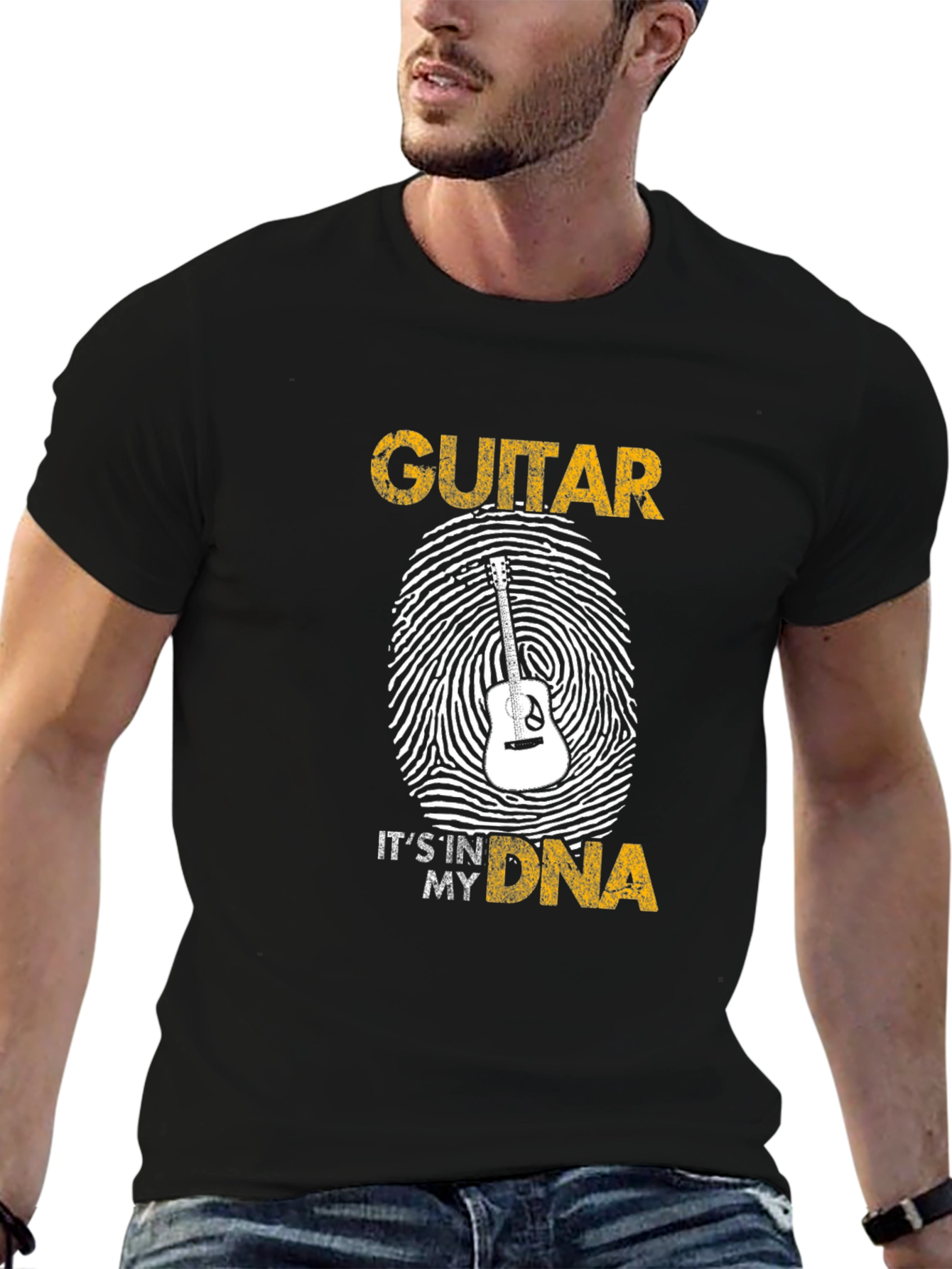Guitar DNA T-Shirt - Music Lover Tee