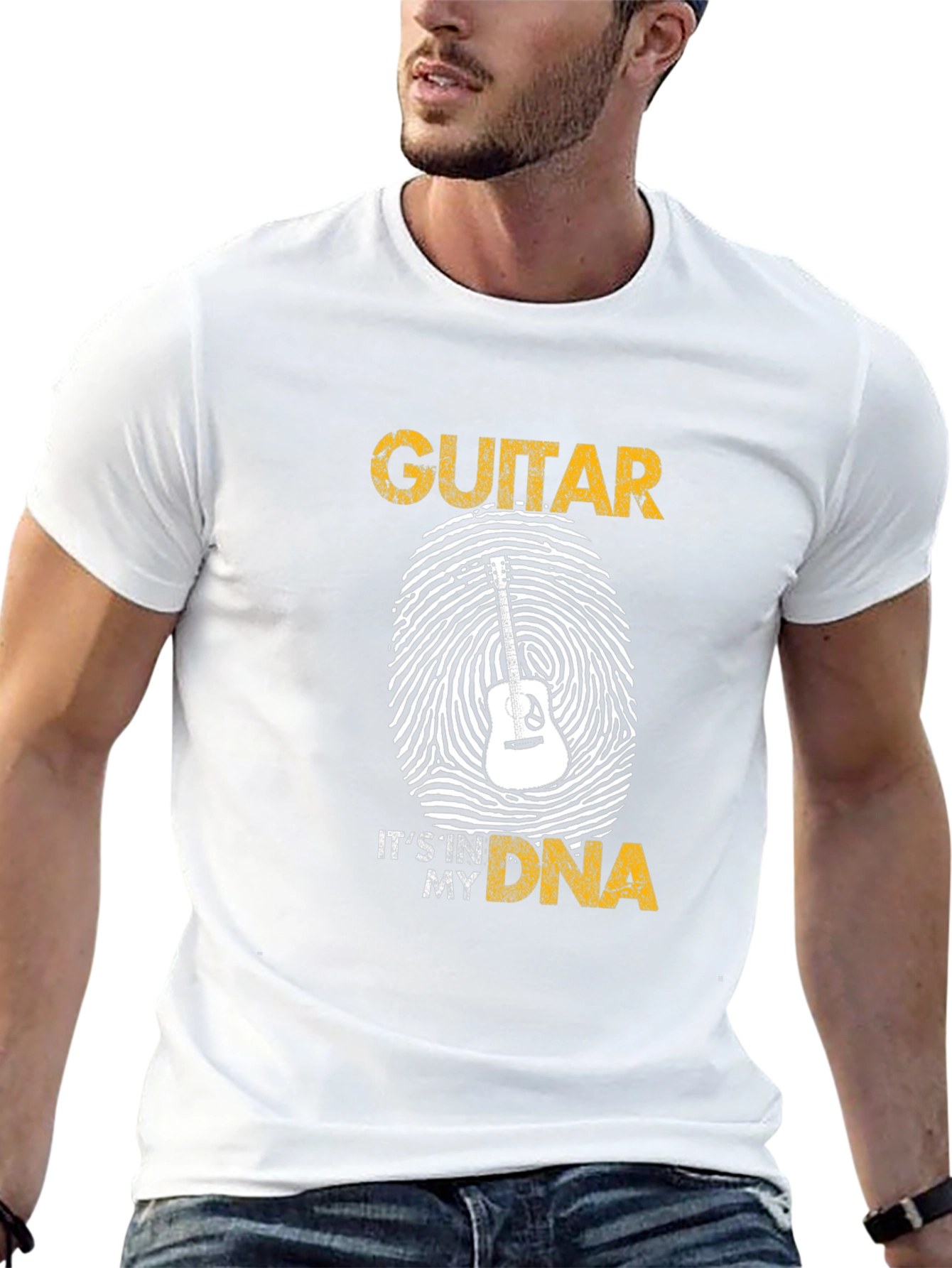 Guitar DNA T-Shirt - Music Lover Tee
