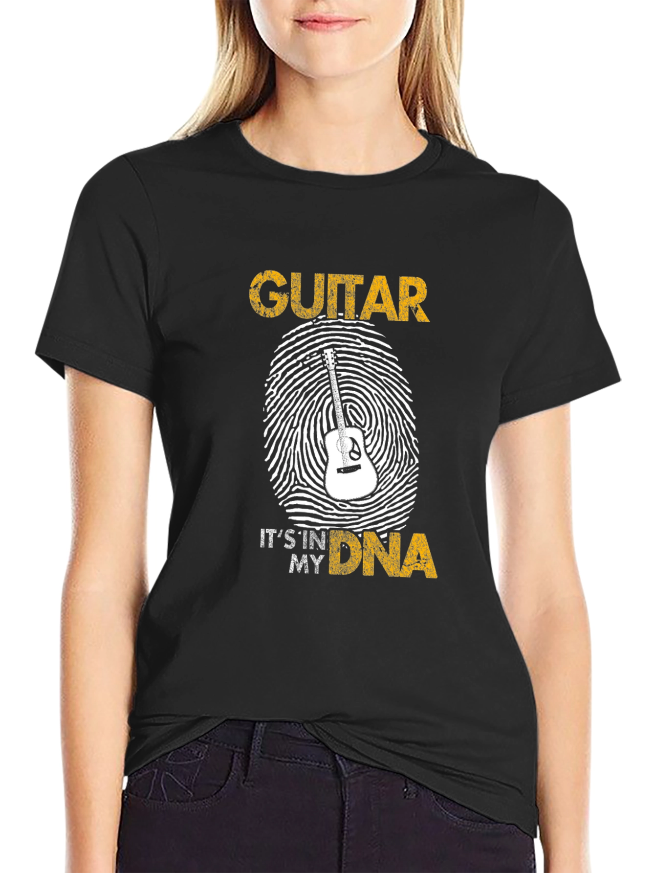 Guitar DNA T-Shirt - Music Lover Tee