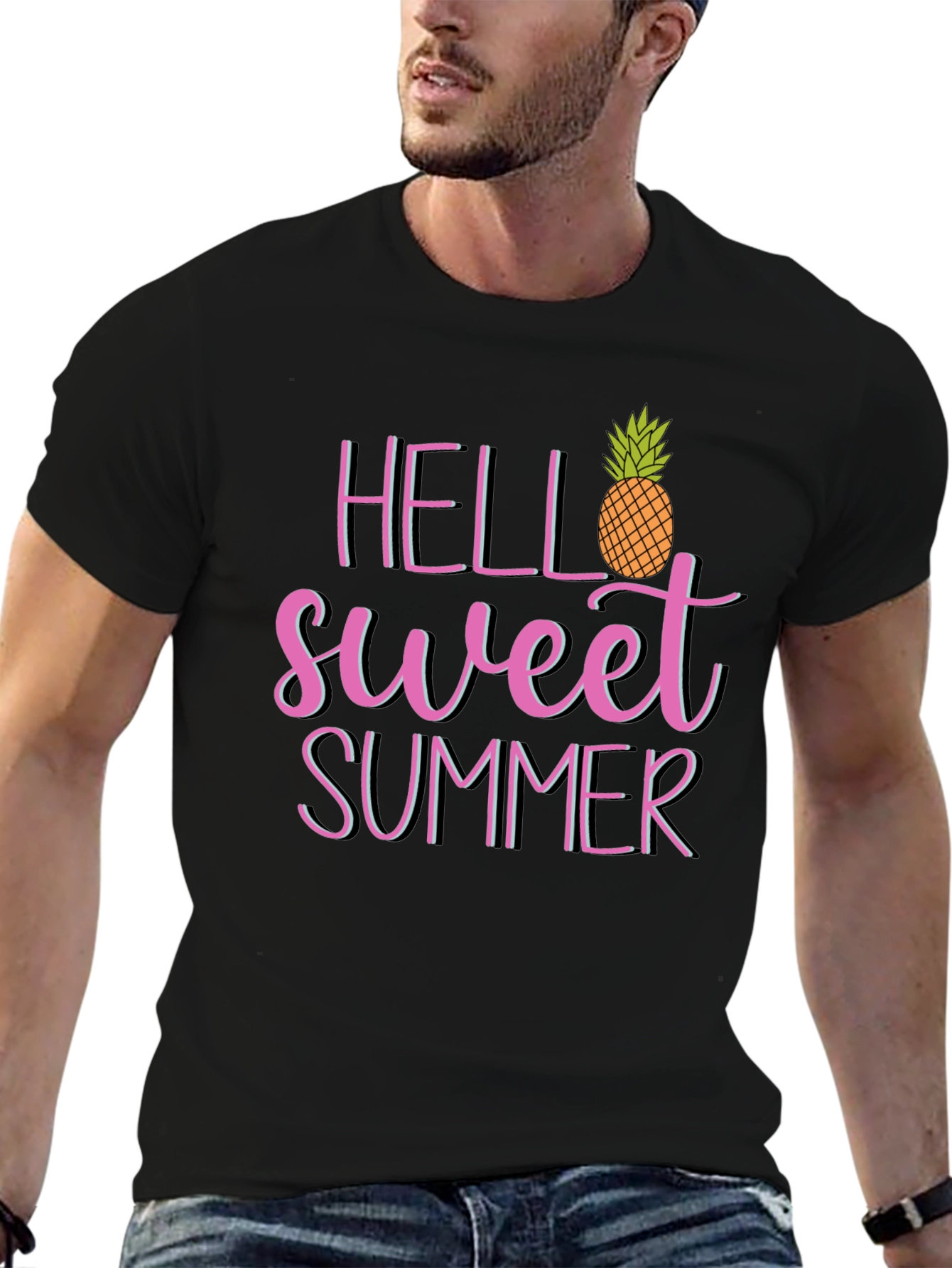 Hello Sweet Summer Graphic T-Shirt