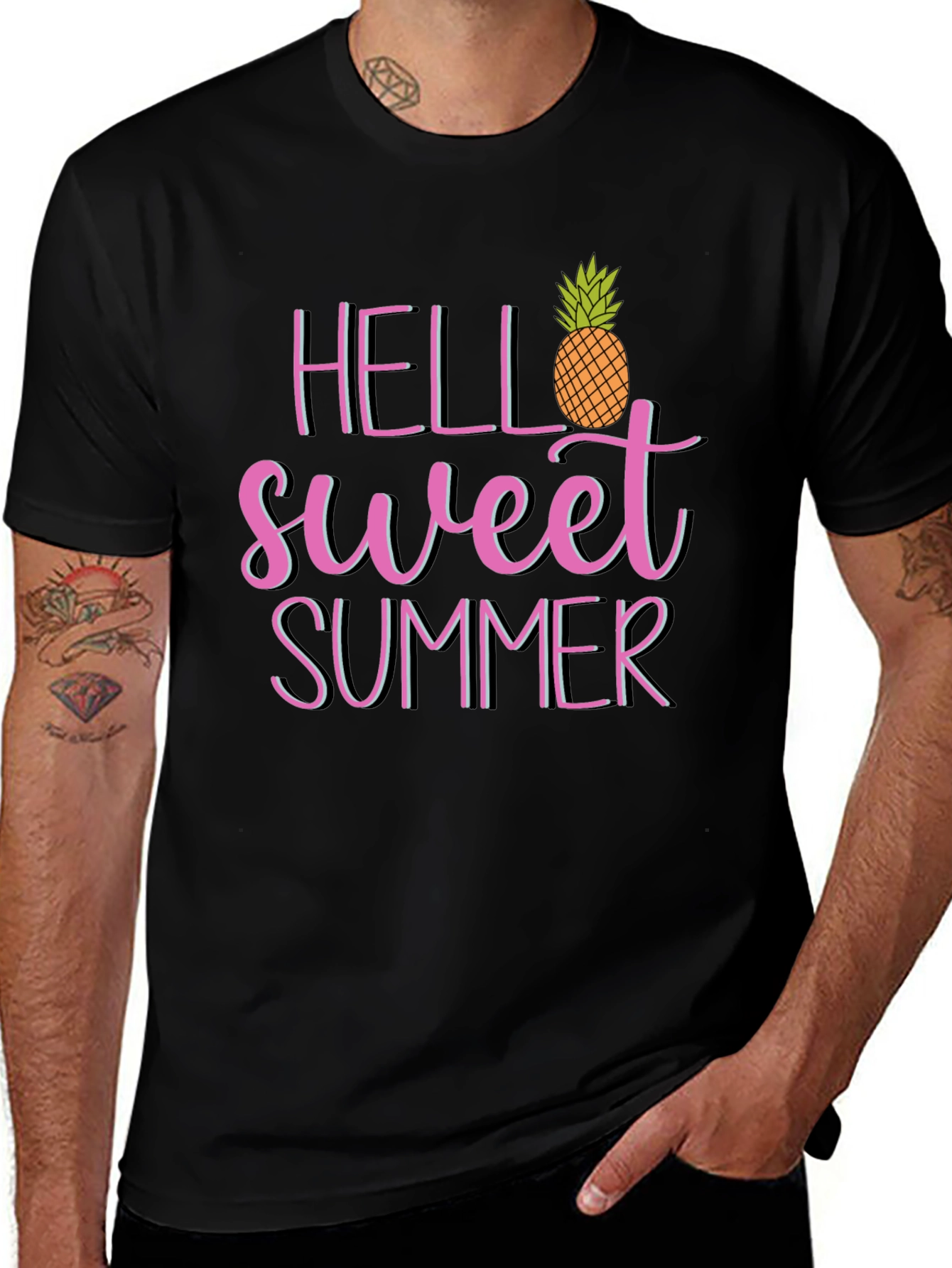 Hello Sweet Summer Graphic T-Shirt