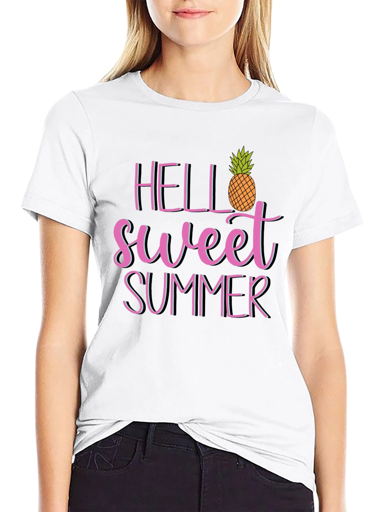 Hello Sweet Summer Graphic T-Shirt
