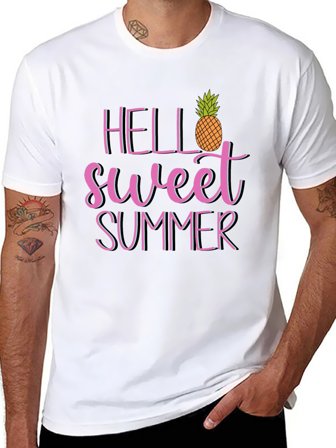 Hello Sweet Summer Graphic T-Shirt