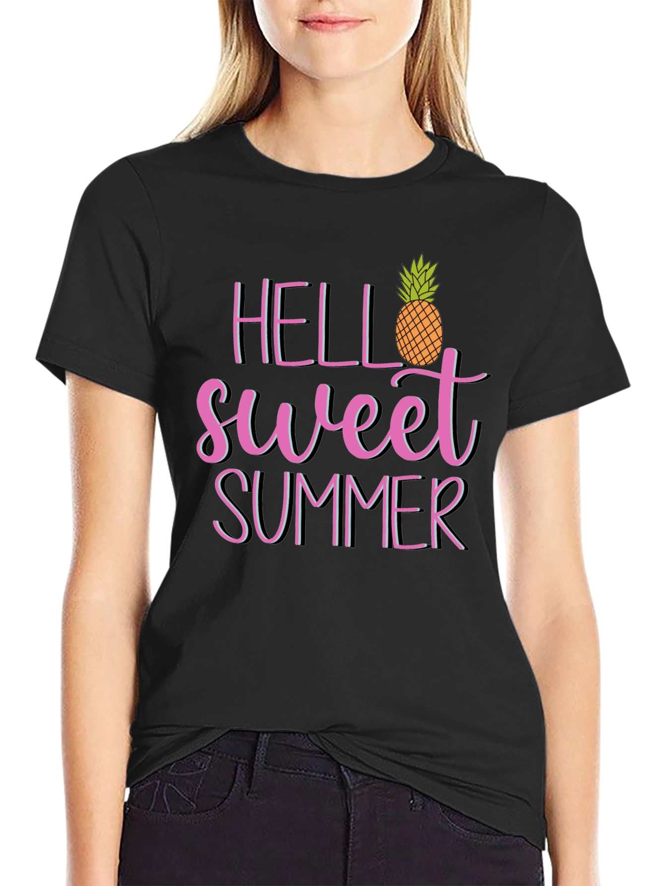 Hello Sweet Summer Graphic T-Shirt
