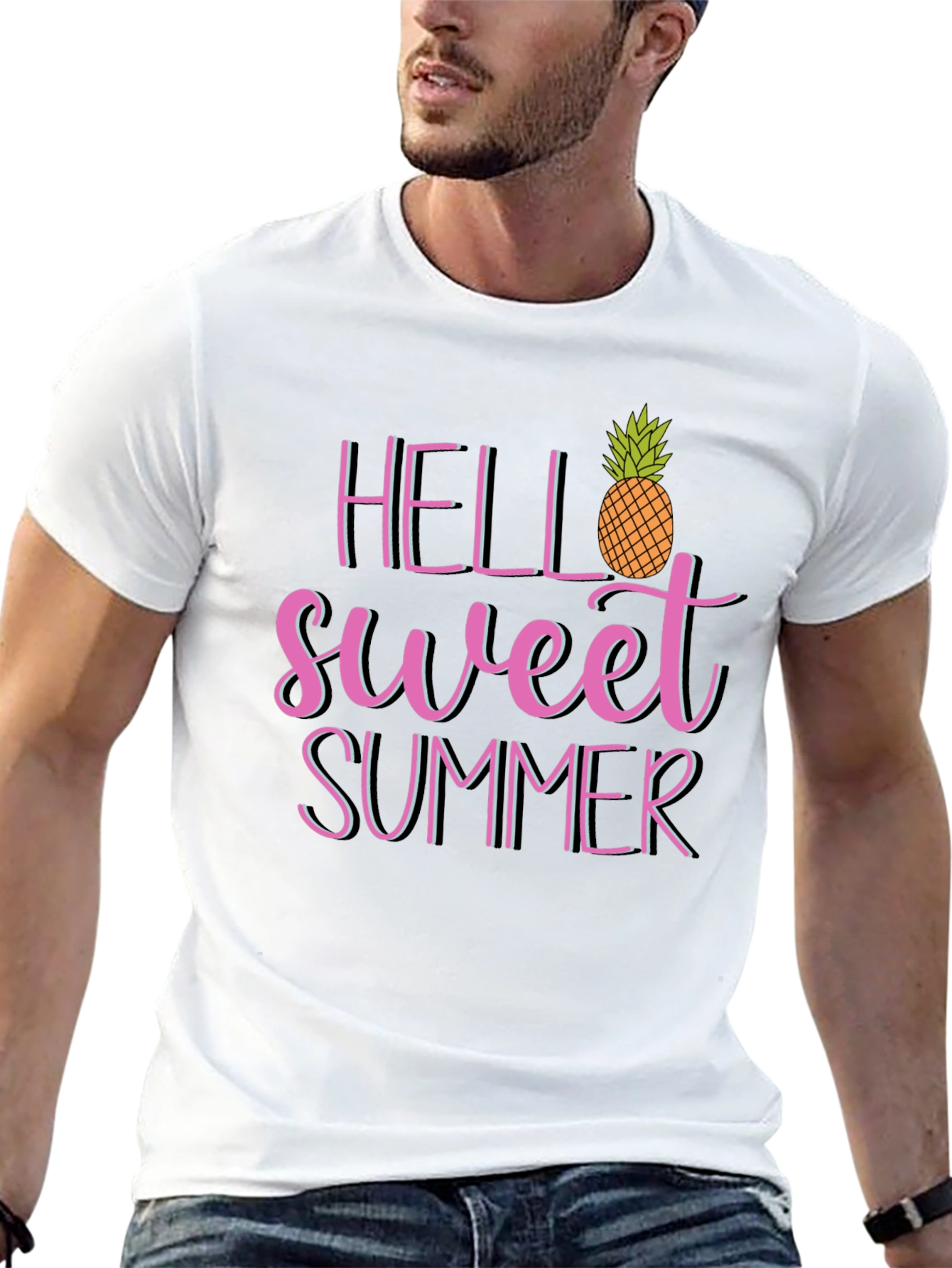 Hello Sweet Summer Graphic T-Shirt