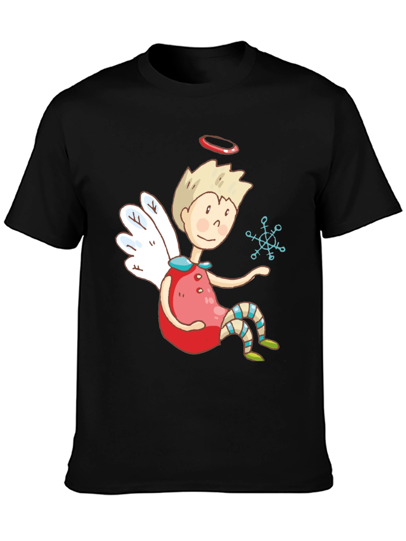 Angel with Snowflake Graphic Tee