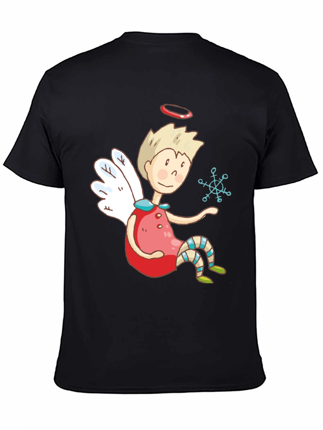 Angel with Snowflake Graphic Tee