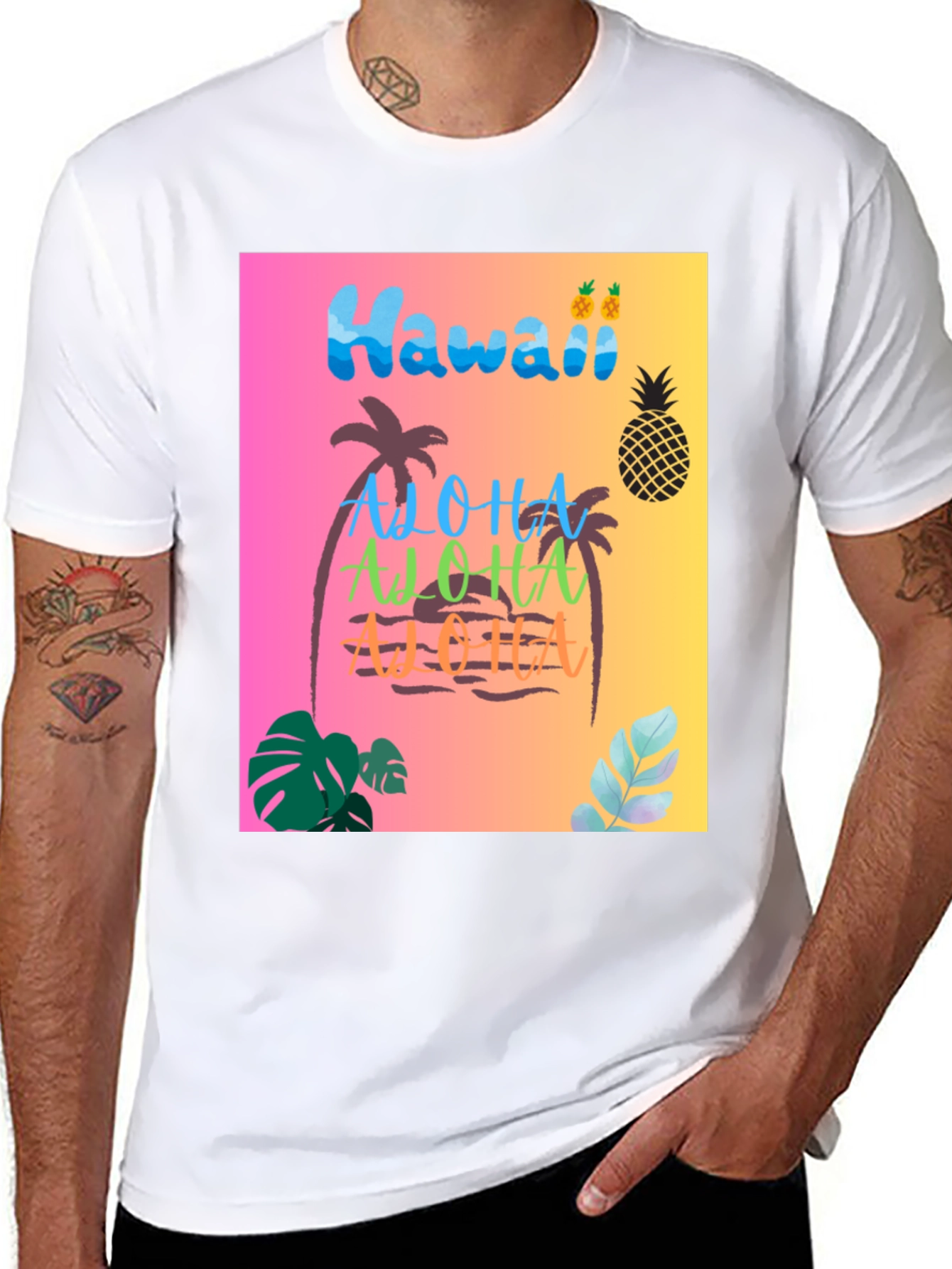 Hawaii Aloha Graphic T-Shirt