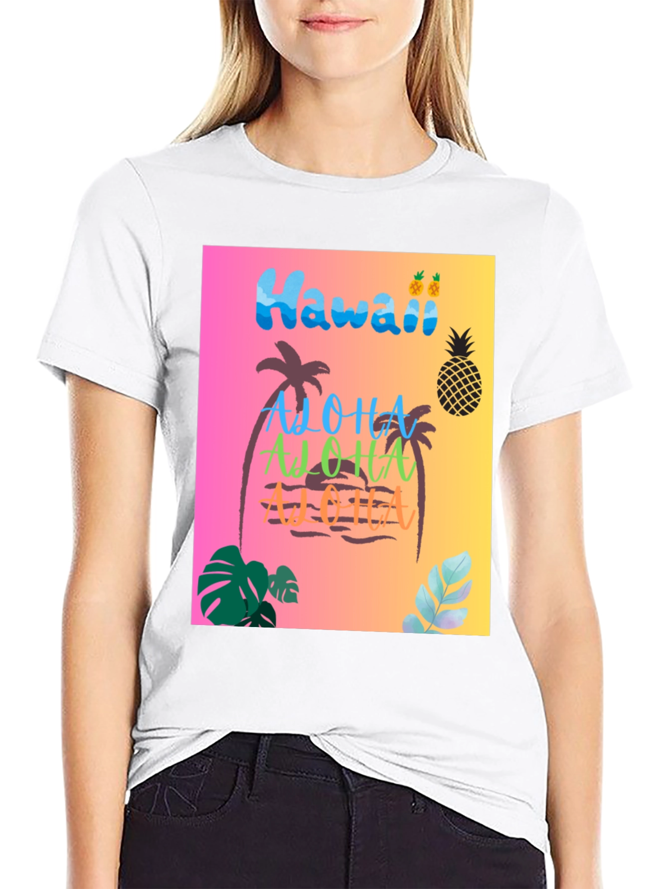Hawaii Aloha Graphic T-Shirt