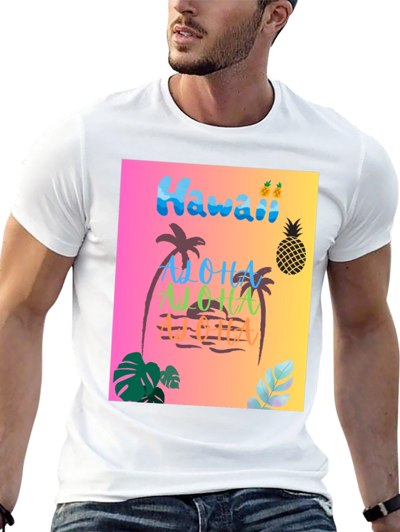 Hawaii Aloha Graphic T-Shirt