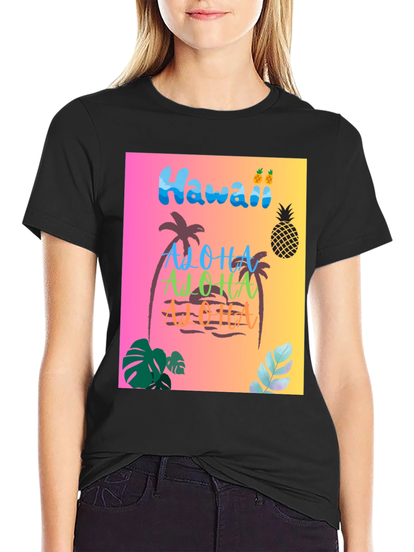 Hawaii Aloha Graphic T-Shirt