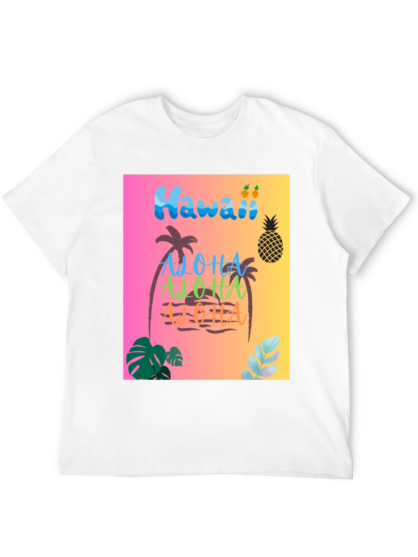 Hawaii Aloha Graphic T-Shirt