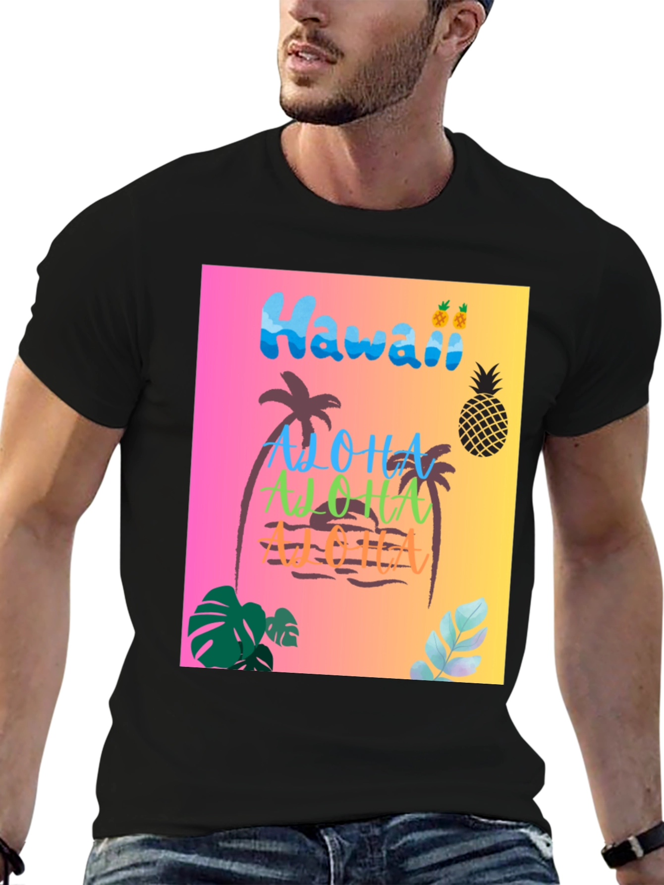 Hawaii Aloha Graphic T-Shirt