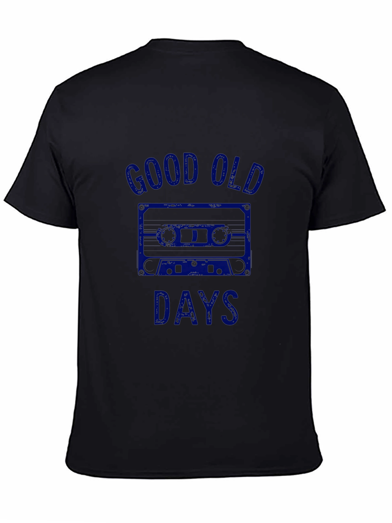 Good Old Days Graphic Tee - Retro Cassette Design