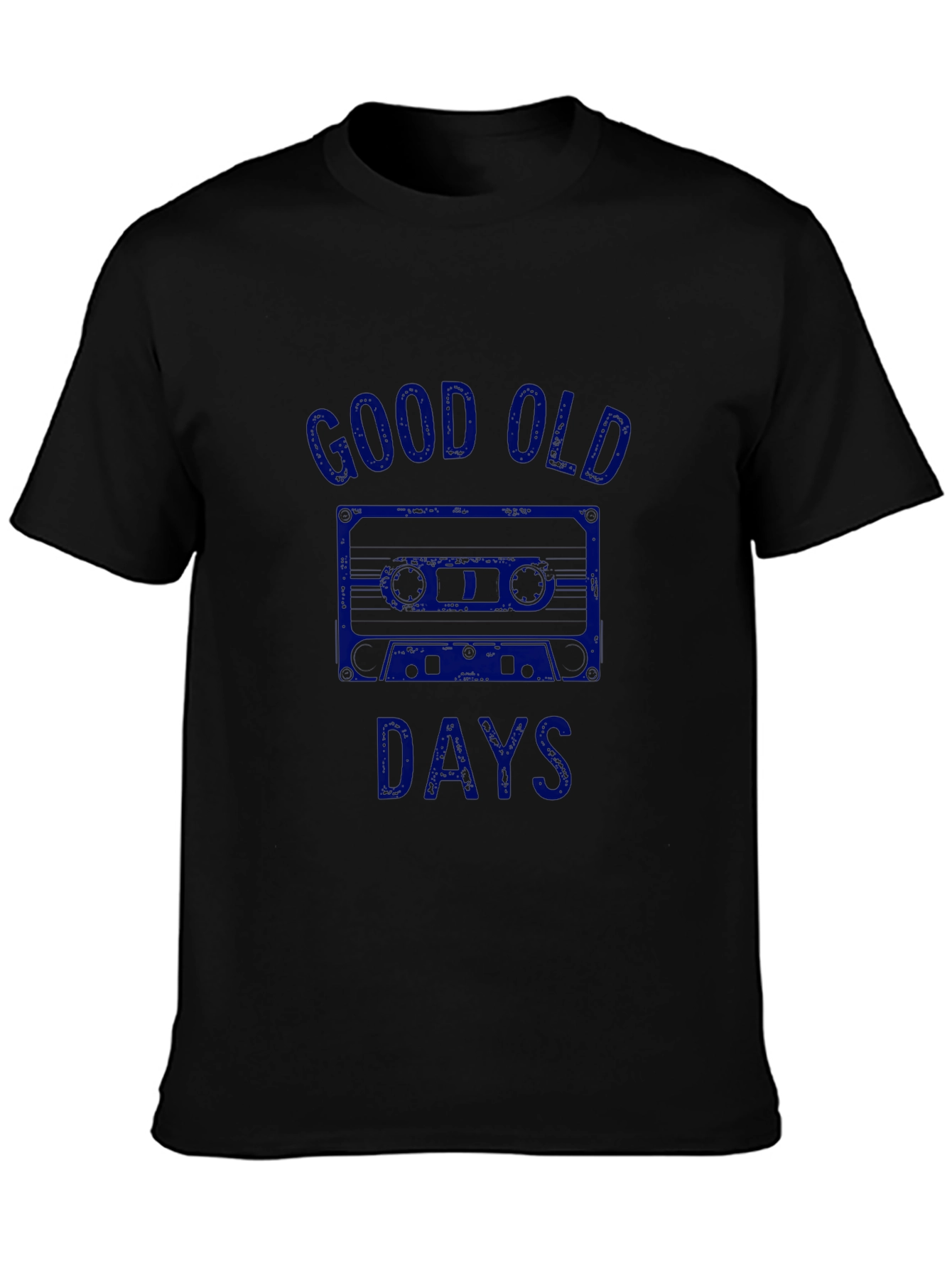 Good Old Days Graphic Tee - Retro Cassette Design