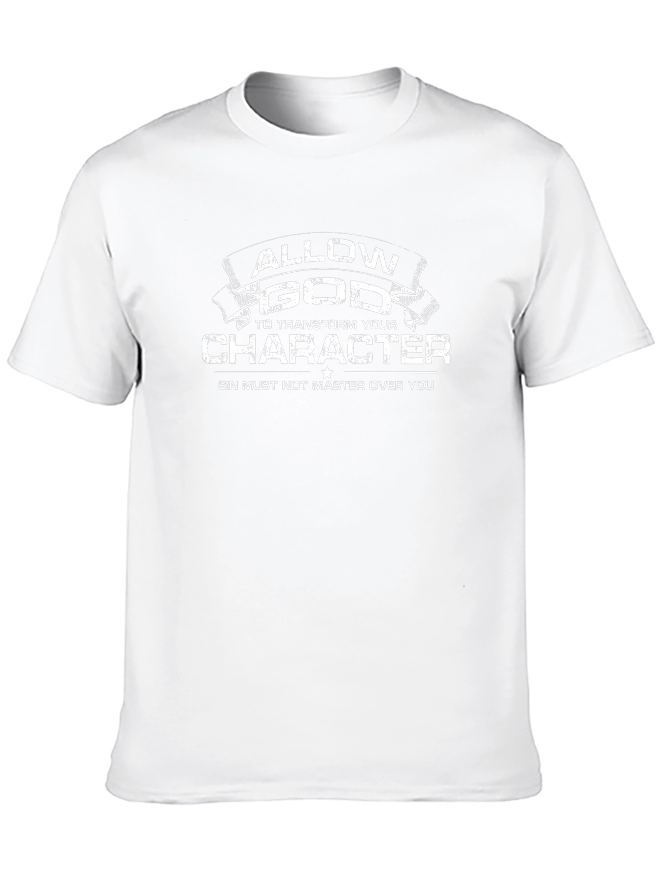 Allow God to Transform Your Character Black Tee