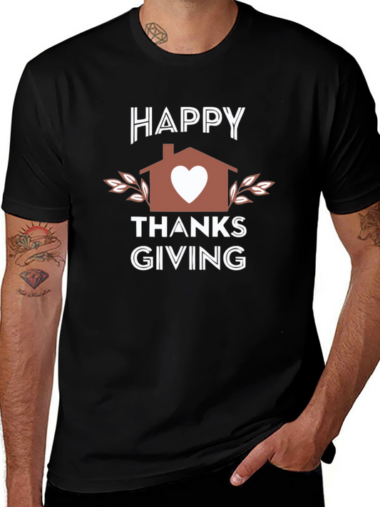 Happy Thanksgiving Graphic T-Shirt