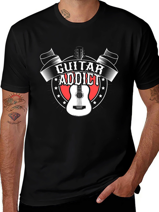 Guitar Addict Graphic T-Shirt