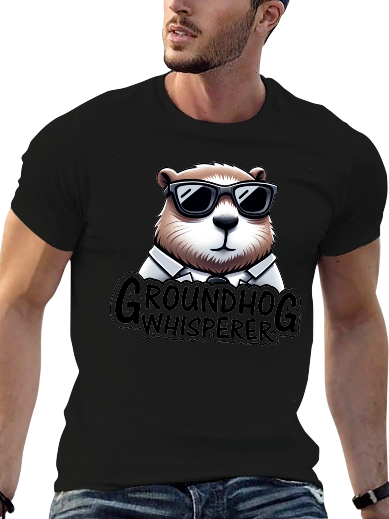 Groundhog Whisperer Graphic Tee