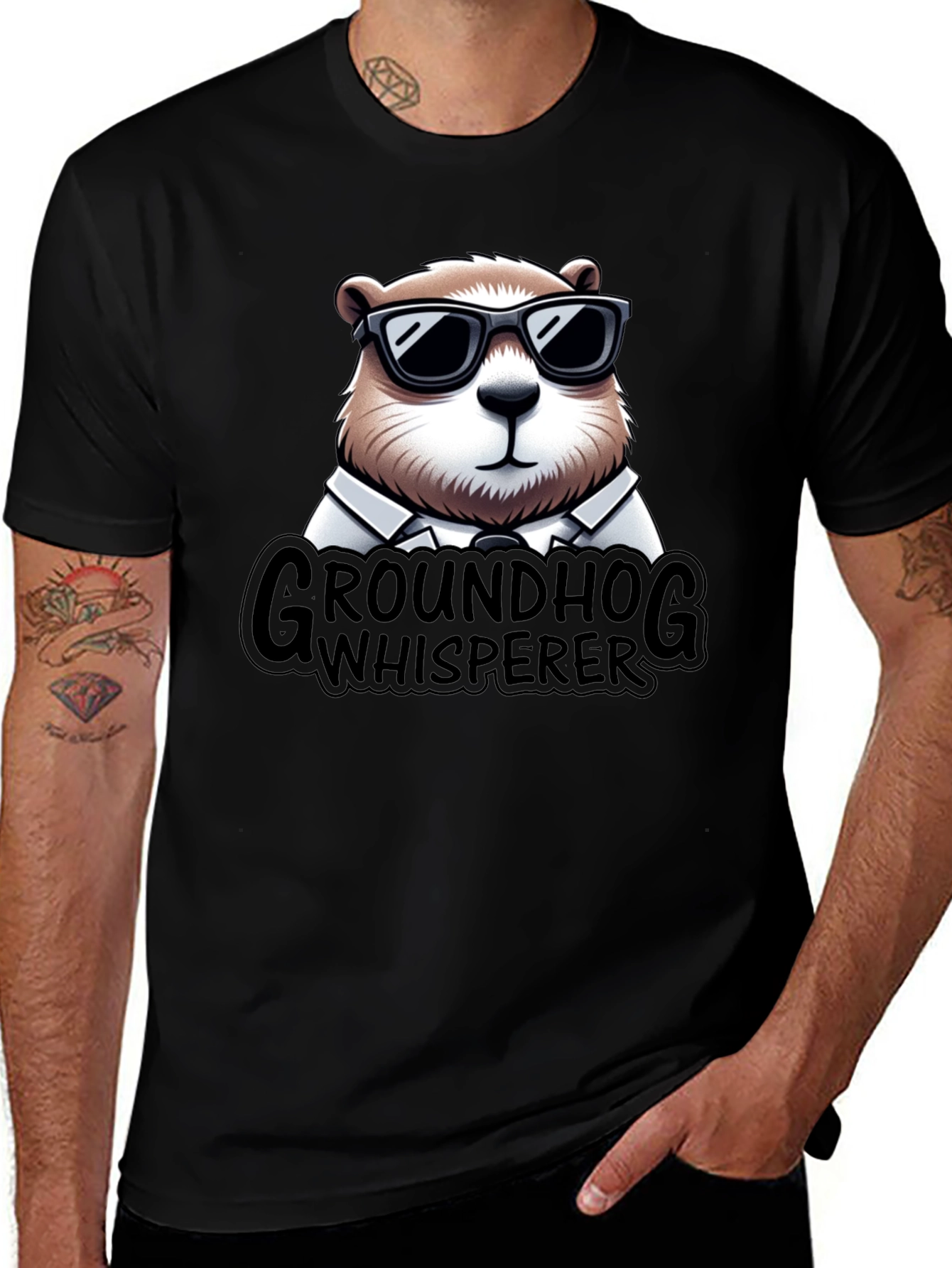 Groundhog Whisperer Graphic Tee