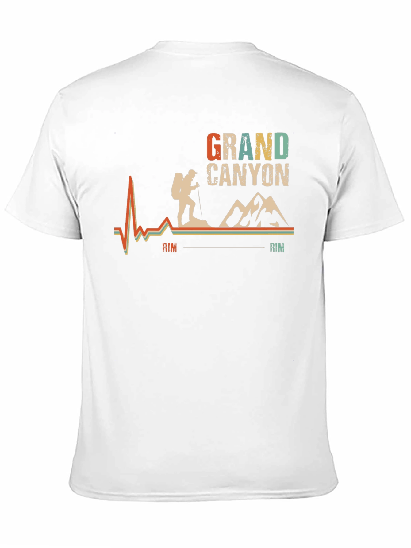 Grand Canyon Hiker Graphic Tee - Black