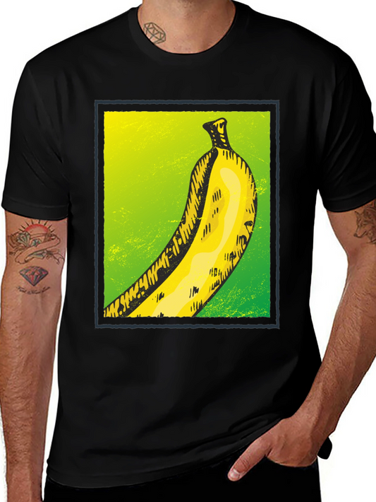 Banana Graphic Tee - Quirky Fruit Design