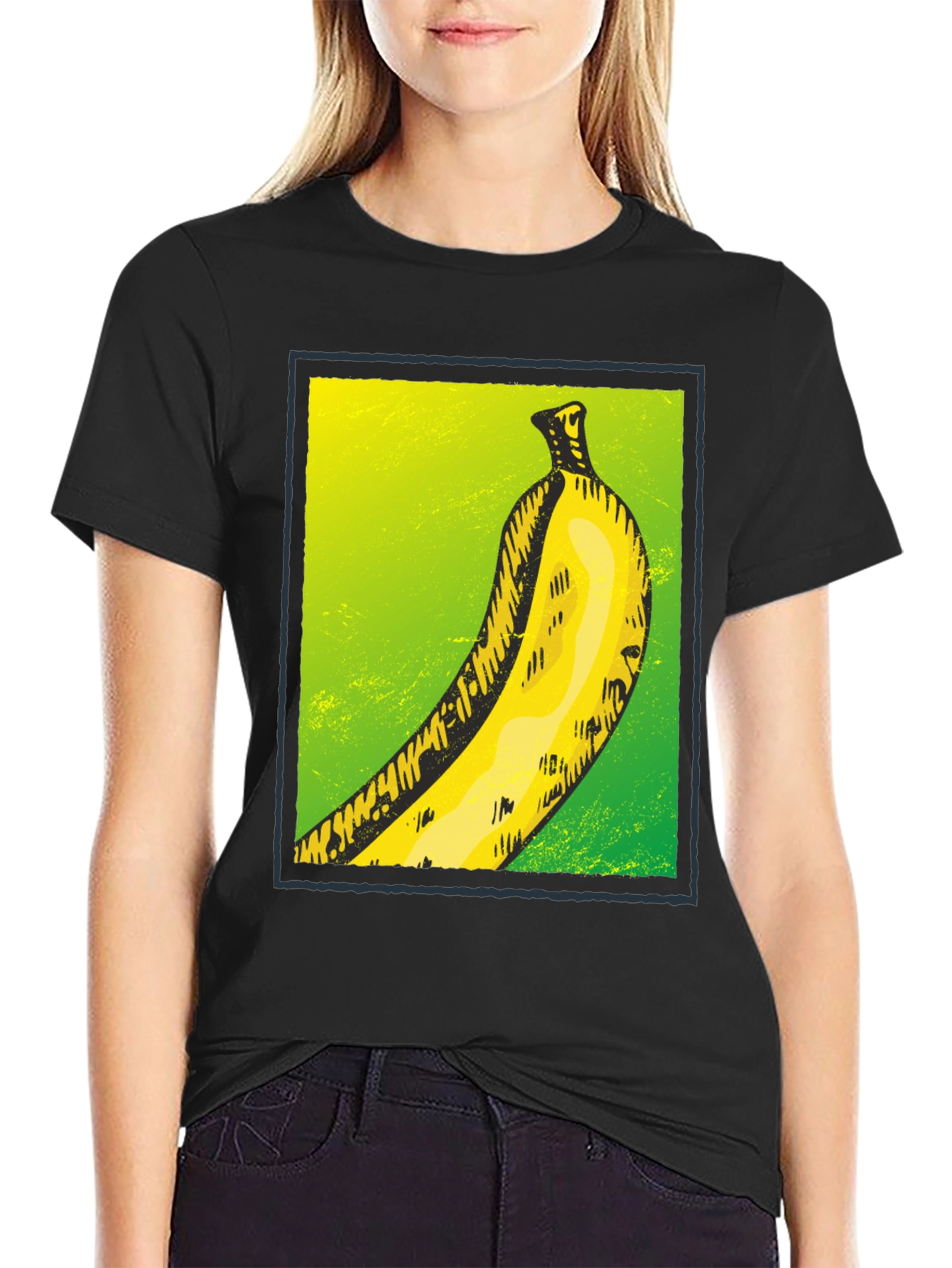 Banana Graphic Tee - Quirky Fruit Design