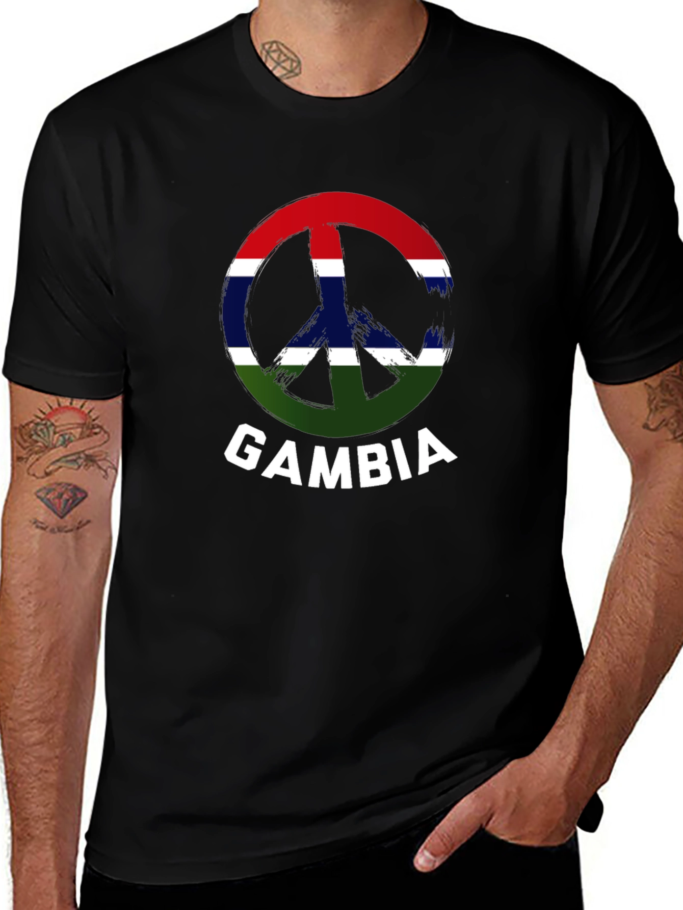 Gambia Peace Sign T-Shirt