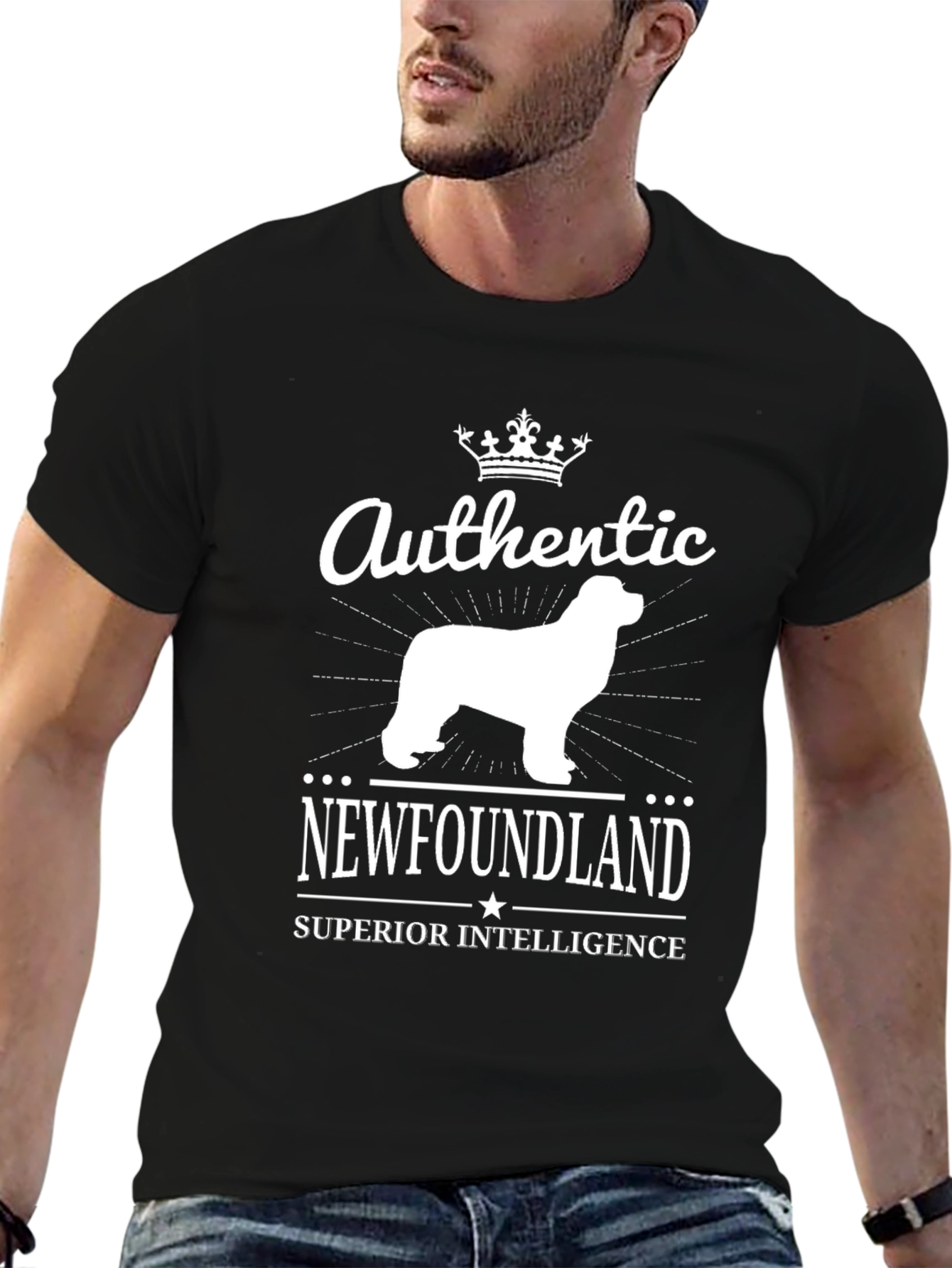 Authentic Newfoundland Dog T-Shirt