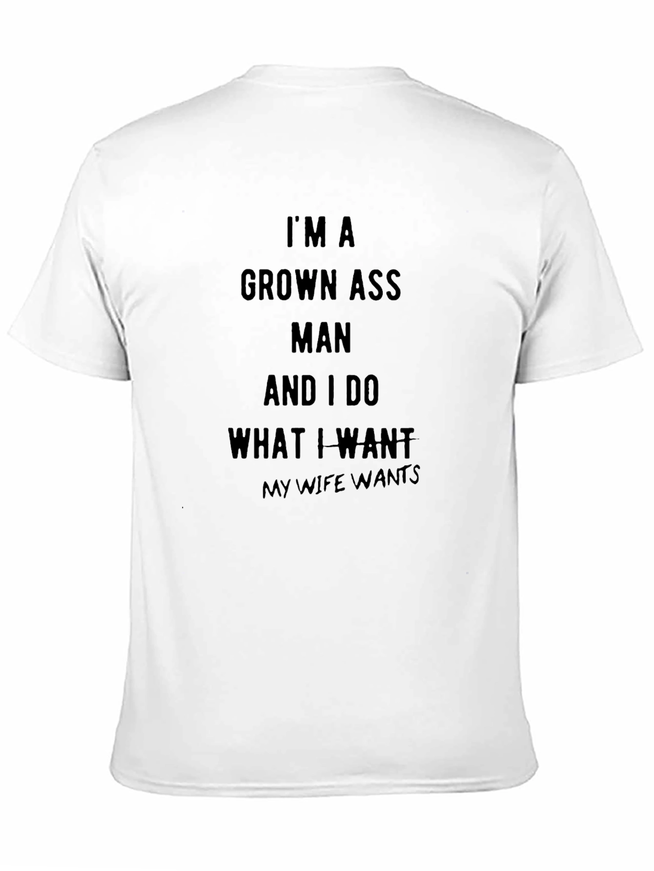 Grown Ass Man Graphic Tee - Funny Husband Shirt
