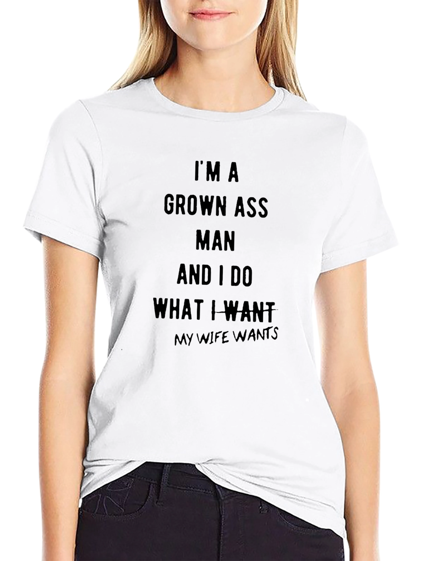 Grown Ass Man Graphic Tee - Funny Husband Shirt