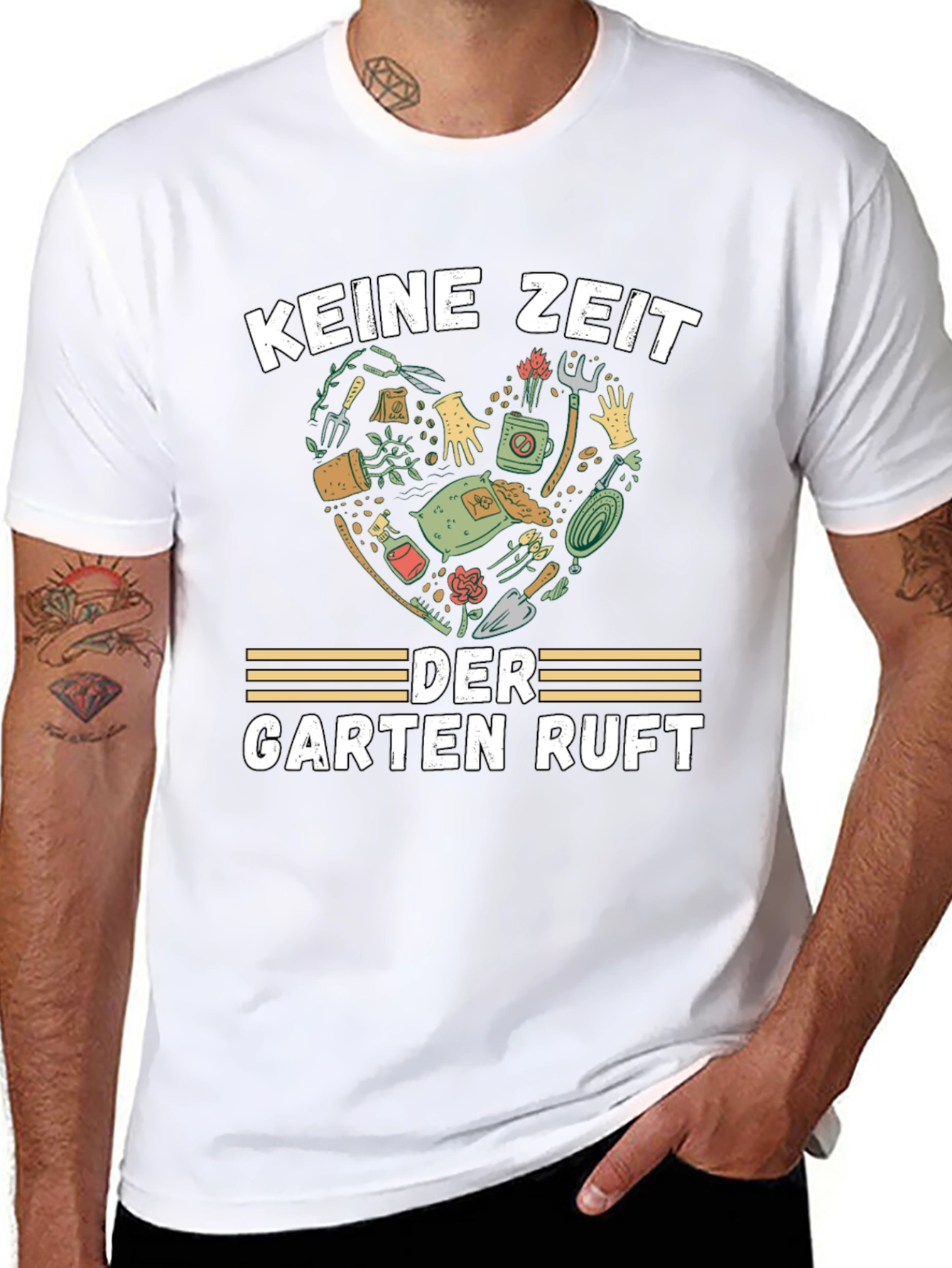 Gardening Lover T-Shirt - Keine Zeit Der Garten Ruft